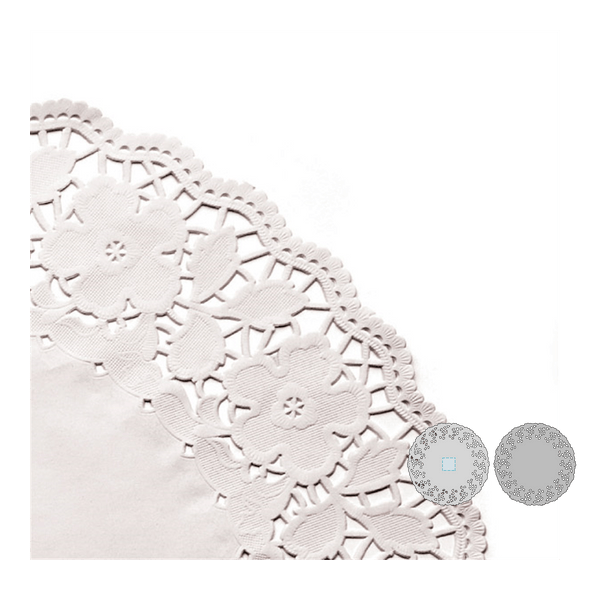 Doilies Blomma Vitt papper Doilies Blomma Vitt papper